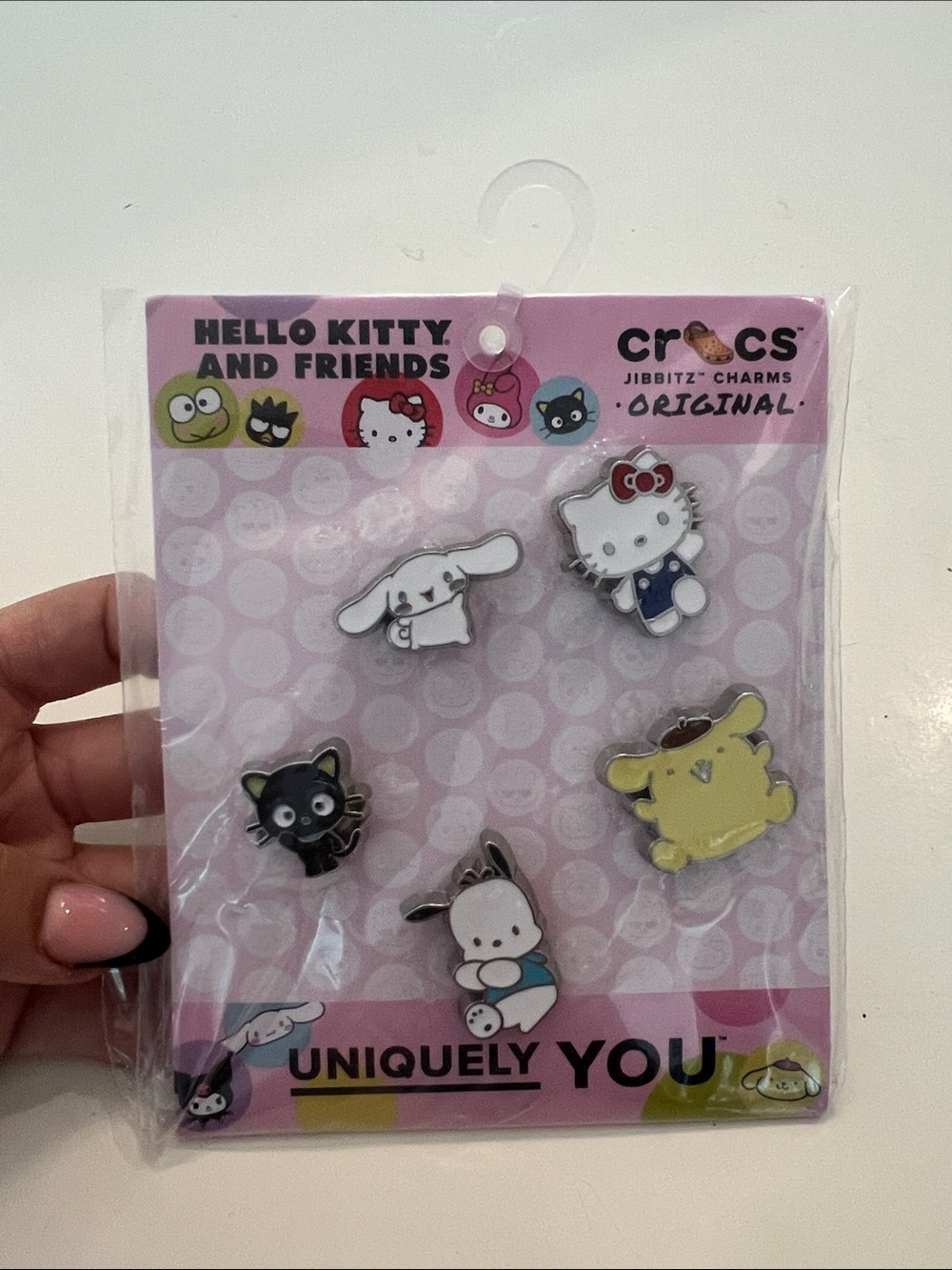 Hello Kitty and Friends Pink Crocs Jibbitz Charm Pack - 5 Pieces